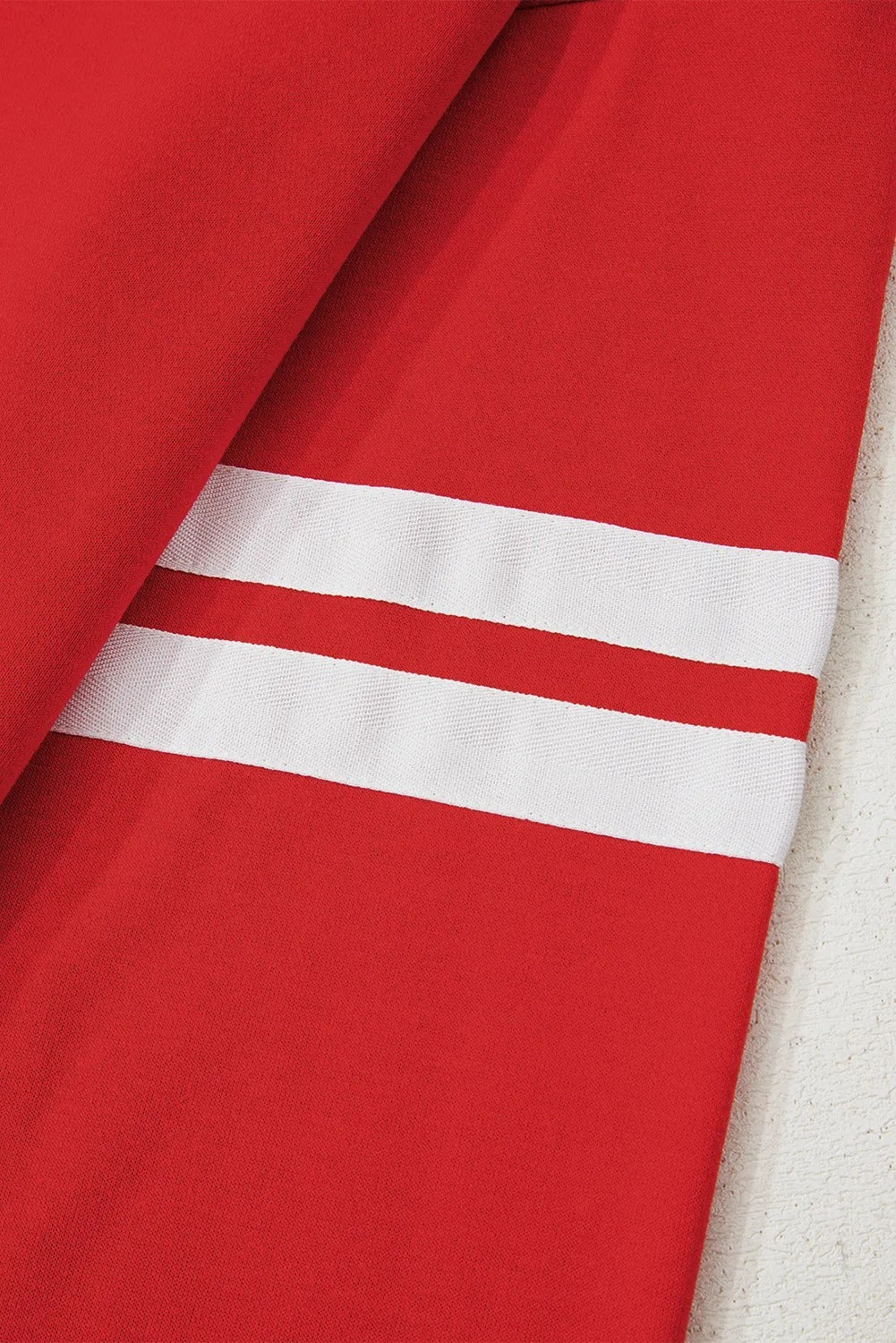 Red Oversized Sweatshirt