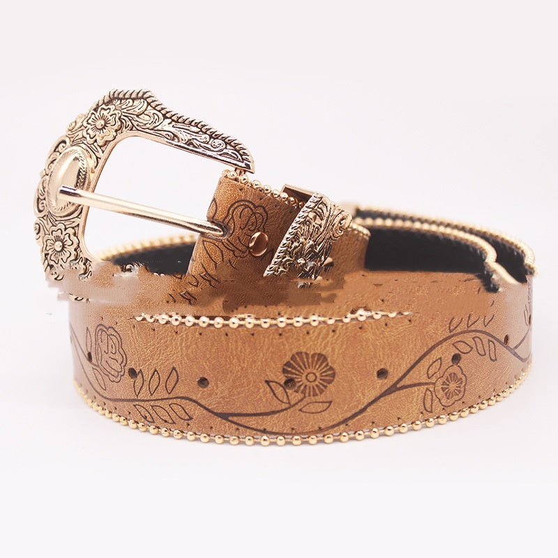 Women's Belt Maillard Alloy Embossed