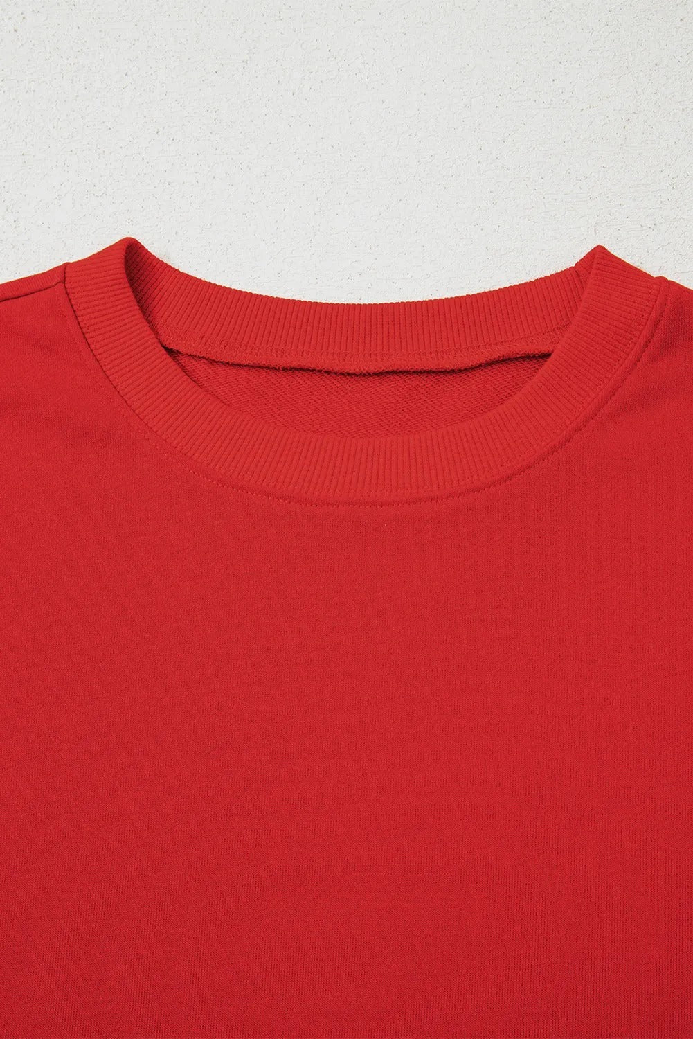 Red Oversized Sweatshirt