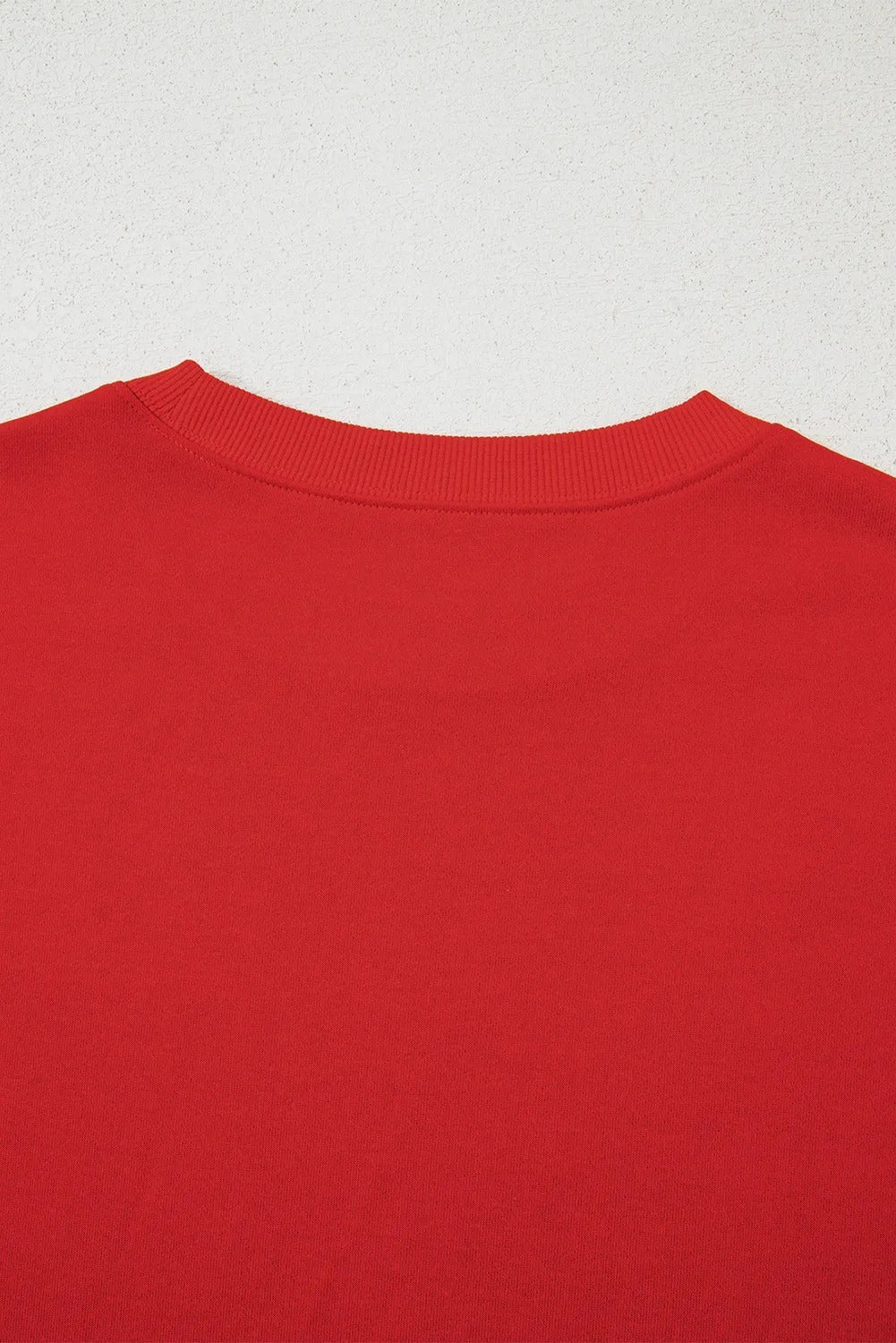Red Oversized Sweatshirt
