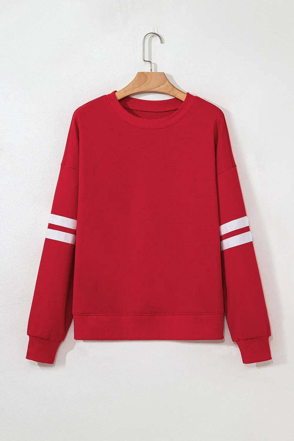 Red Oversized Sweatshirt