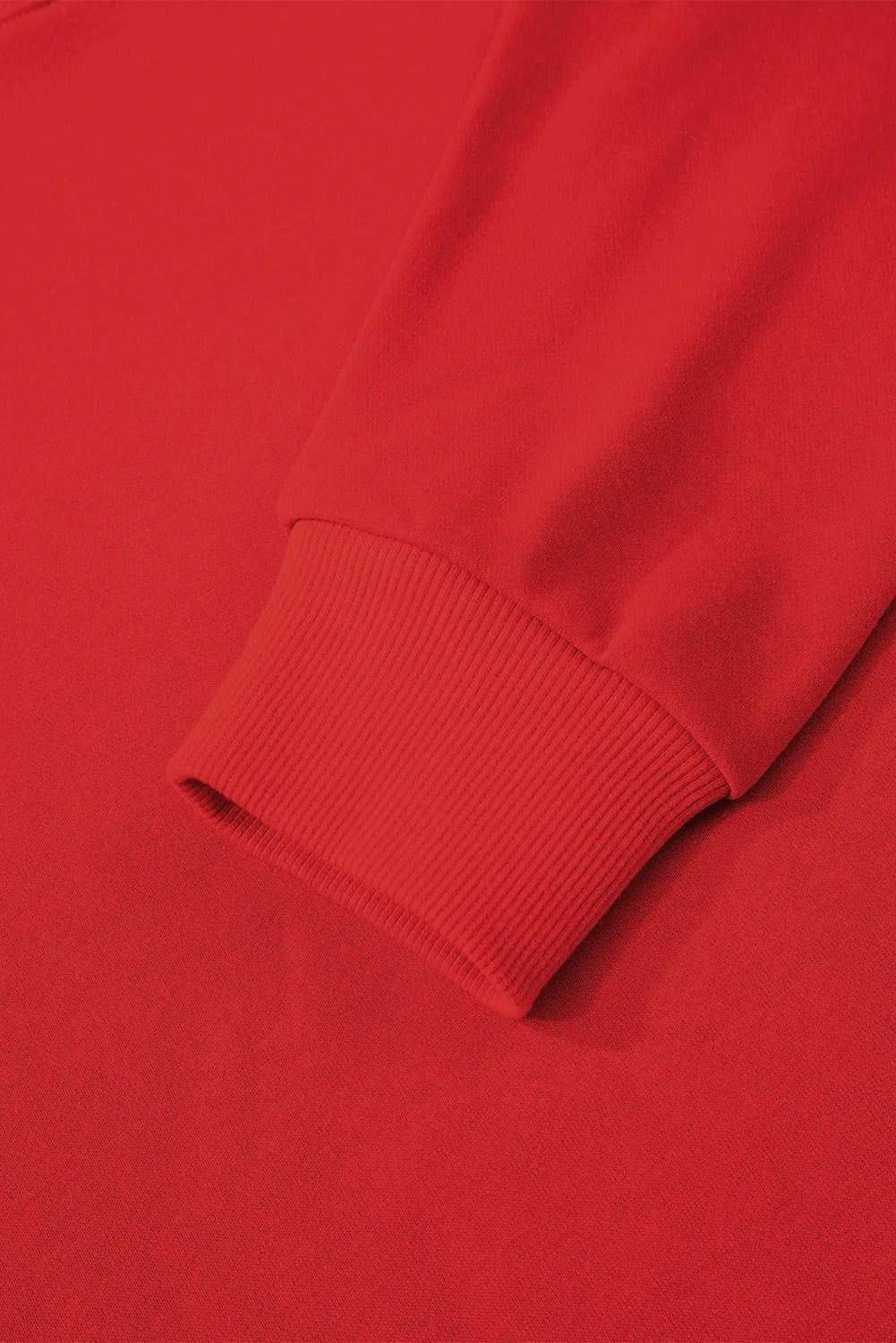 Red Oversized Sweatshirt