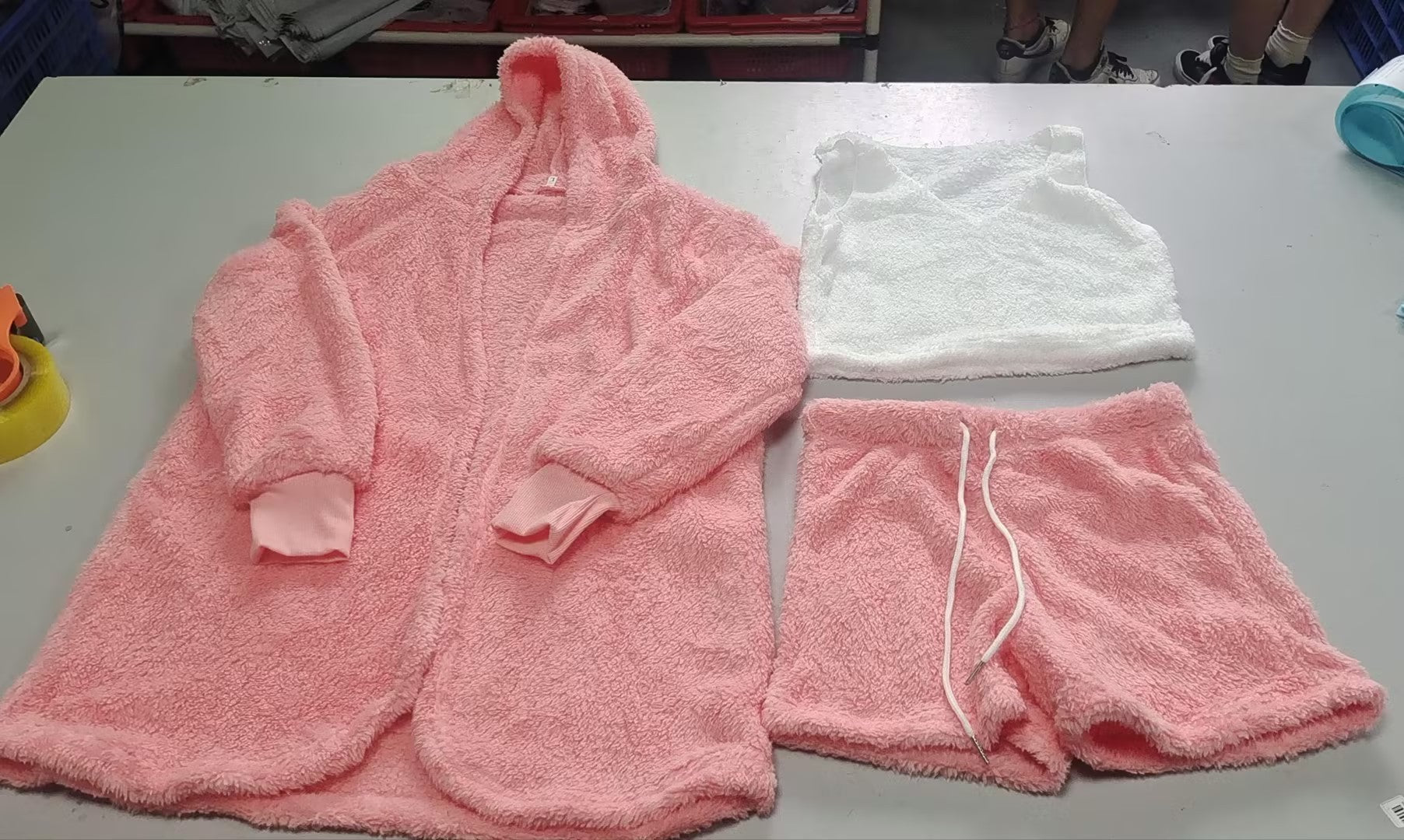 3pcs Womens Pajama Set