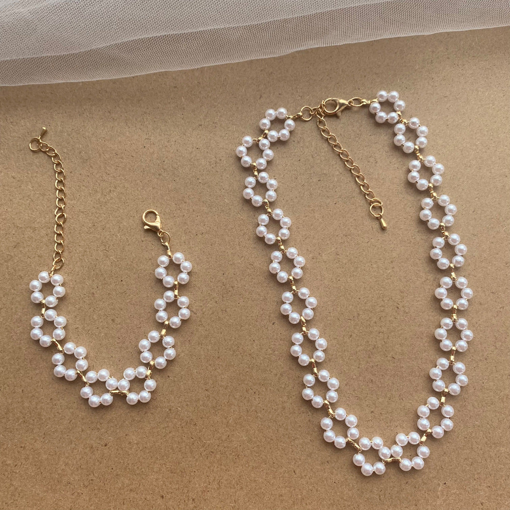 Pearl Necklace or Bracelet For Women